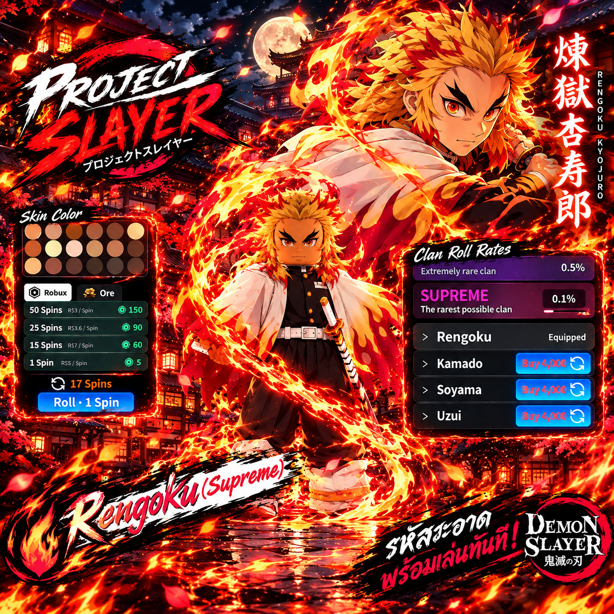 ไก่ตระกูล Rengoku LV.1